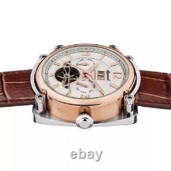 Ingersoll Men's The Michigan Automatic Chronograph Date Genuine Leather Strap