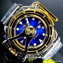 Invicta Chatham & Dover Stainless Steel Lefty Vintage Automatic Blue Watch New