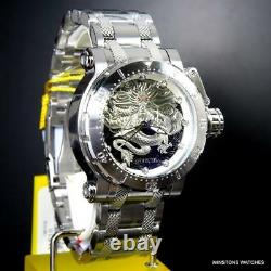 Invicta Coalition Forces Dragon Silver Tone Steel 52mm Automatic Watch New