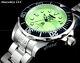 Invicta Men 47mm Grand Diver Automatic Green Lume Dial Stainless St. 300m Watch