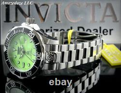 Invicta Men 47mm GRAND DIVER Automatic GREEN LUME DIAL Stainless St. 300M Watch