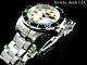 Invicta Men's 47mm Grand Diver Automatic Nh35a Full Lume Dial Ss Bracelet Watch