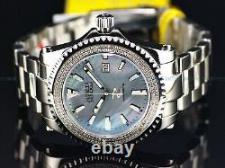 Invicta Reserve Diamond Grand Diver Swiss Automatic Platinum MOP Sapphire Watch