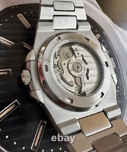 JP custom Skeleton sapphire Nh70 Automatic watch With Exhibition Glass Back