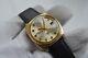 January 1969 Vintage Seiko 6119 7130 Automatic Leather Gold Watch Very Rare