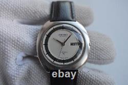 January 1972 Rare Vintage Seiko 7006 8020 Automatic Leather Watch