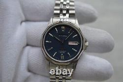 July 1991 Vintage Men's Citizen Eagle 7 Rare Blue Automatic Watch
