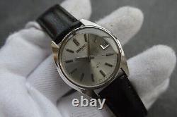 June 1971 Vintage Seiko 7005 8020 Automatic Leather Watch Very Rare