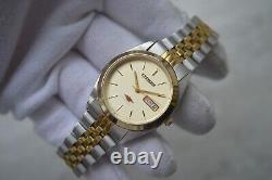 June 1980 Vintage Men's Citizen Eagle 7 Rare Gold Bracelet Automatic Watch