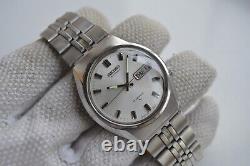 June 1988 Vintage Seiko Silver Dial 7009 8310 Automatic Bracelet Watch Rare