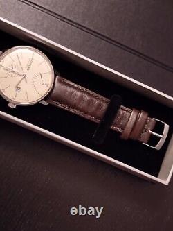 Junkers Bauhaus Automatic Men's Watch Power Reserve 6060-5 Leather Strap