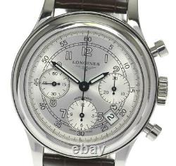 LONGINES Heritage 1951 L2.745.4 Chronograph Silver Dial Automatic Men's 608746