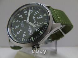 LORUS by SEIKO AUTOMATIC MENS MILITARY WATCH NEW DAY/DATE RRP £139.99