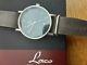 Laco Classic Aviator Mens Grey Leather Automatic Watch