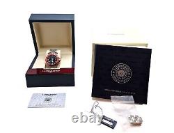 Longines HydroConquest Automatic Divers Watch (Red) Box & Wty Card (L3.695.4)