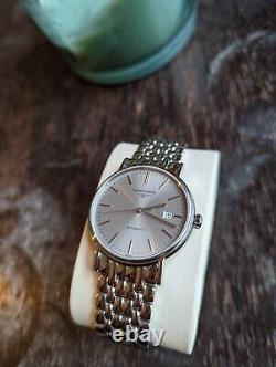 Longines Presence Automatic Watch Mens Silver Dial Bracelet 38.5mm (RRP £1,400)