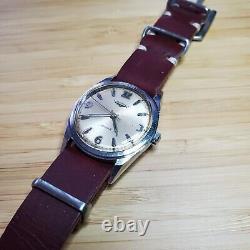 Longines Vintage Automatic Caliber 340 Manual Men Watch Stainless Steel 33 mm