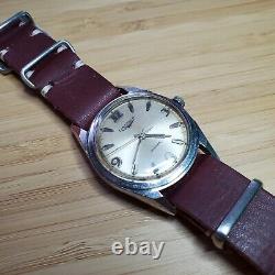 Longines Vintage Automatic Caliber 340 Manual Men Watch Stainless Steel 33 mm