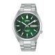 Lorus Mens Automatic Watch With Green Dial And Silver Bracelet Rl495ax9