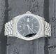 Mint Mens Rolex Datejust 16234 In Steel And 18ct White Gold Black Dial