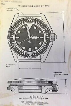MWC 1999-2001 Pattern Automatic Military Divers Watch with Sapphire Crystal