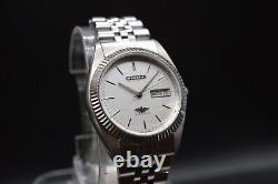 March 1991 Vintage Men's Citizen Eagle 7 Very Rare White Automatic Watch