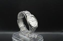 March 1994 Beautiful Vintage Seiko 7009 8150 Automatic Bracelet Watch White