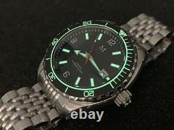 Marlinwatch MK2 Divers watch 43.5mm Black dial? Automatic 300m