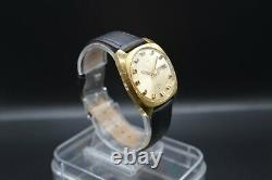 May 1971 Vintage Seiko 6119 7103 Automatic Gold Leather Watch