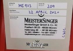 Meistersinger Metris Ivory Automatic Watch 38mm Denim strap ME903-WB Immaculate
