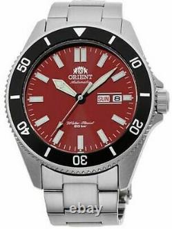 Men's Orient Kanno Diver Automatic Red Dial Watch RA-AA0915R19B