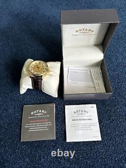 Men's Rotary Vintage Mecanique Skeleton Automatic Watch GS02941/03 (443F)