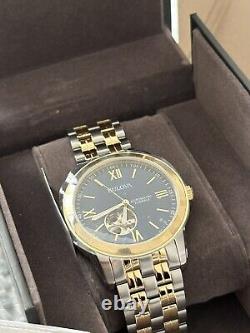 Mens 21 Jewels Automatic Bulova 98a263 Wrist Watch Brand New Boxed With Papers