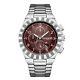 Mens Automatic Watch Silver Distinguish Stainless Steel Bracelet Watch Gamages