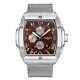 Mens Automatic Watch Silver Eminence Stainless Steel Watch Gamages