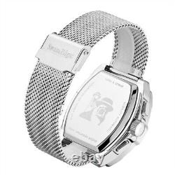 Mens Automatic Watch Silver Nobility Stainless Steel Strap Swan & Edgar