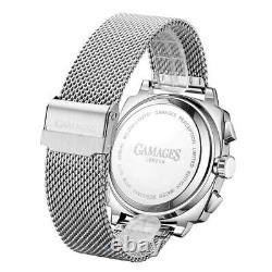 Mens Automatic Watch silver Perception Mesh Bracelet Watch GAMAGES