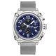 Mens Automatic Watch Silver Perception Stainless Steel Strap Watch Gamages