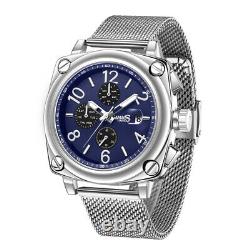 Mens Automatic Watch silver Perception Stainless Steel Strap Watch GAMAGES