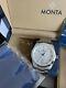 Monta Noble Opalin Silver White Dial Automatic Watch Full Set May 2022 Rrp £1980