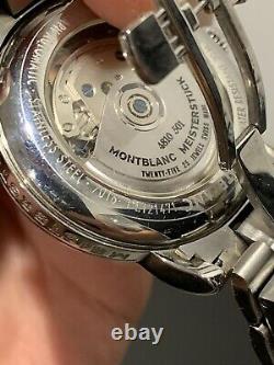 Montblanc Mens Star 18966 7016 4810 501 Automatic Chronograph Swiss Steel Watch