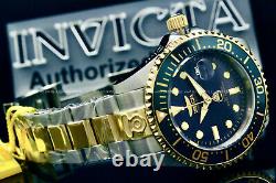 NEW Invicta 47MM Grand Diver AUTOMATIC NH35 Gunmetal Dial 2 Tone Bracelet Watch