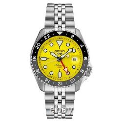 NEW! Seiko 5 Sports GMT Automatic Watch with Yellow Dial (SSK017) EXCLUSIVE