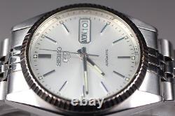 N MINT Seiko 5 Automatic Watch SNXJ89 7S26-0500 Silver Mens Watch From JAPAN