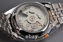 Near MINT SEIKO 5 SNXJ92 7S26-0500 Gold-Silver Automatic Watch From JAPAN