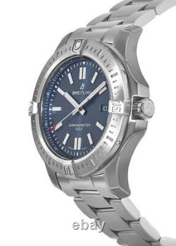 New Breitling Colt 44 Automatic Blue Dial Steel Men's Watch A17388101C1A1