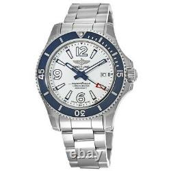 New Breitling Superocean 42 Automatic White Dial Men's Watch A17366D81A1A1