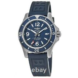 New Breitling Superocean 44 Automatic Blue Dial Men's Watch A17367D81C1S2