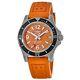 New Breitling Superocean Automatic 36 Orange Dial Women's Watch A17316d71o1s1
