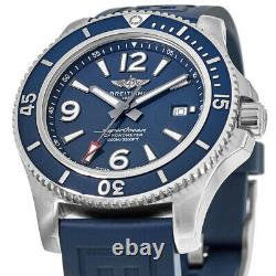 New Breitling Superocean Automatic 42 Blue Dial Men's Watch A17366D81C1S1